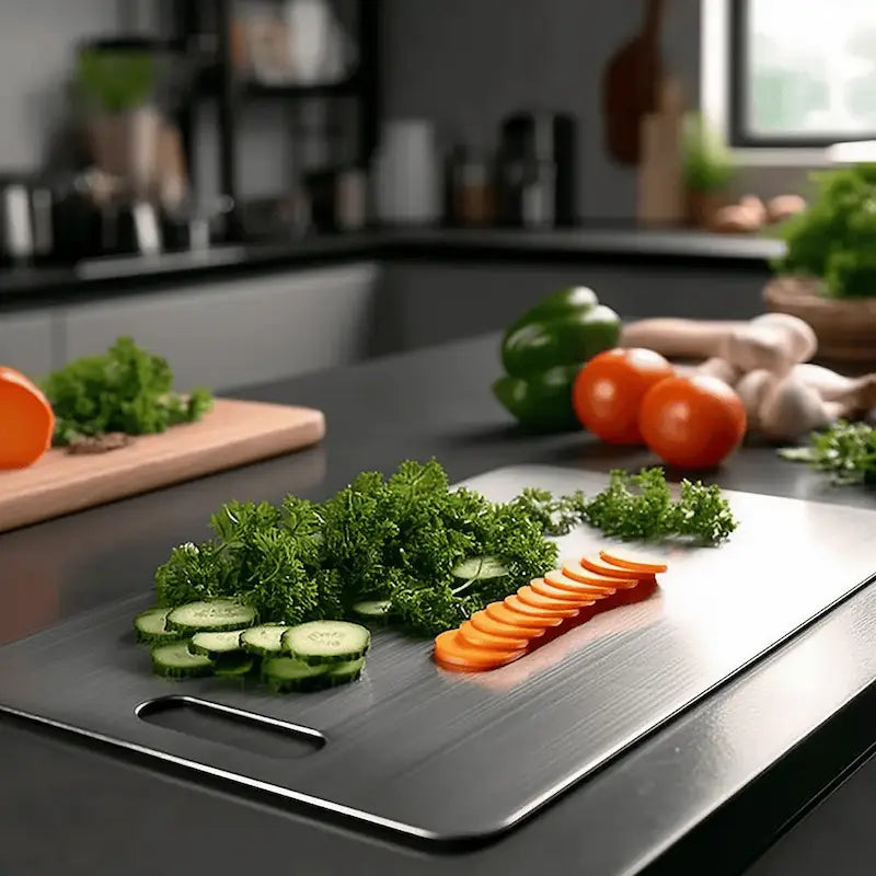 Stainless Steel vs Titanium Cutting Boards: Which Is Better for Your Knives?
