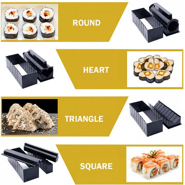 10-Piece Sushi Making Kit – Premium Sushi Tool Set