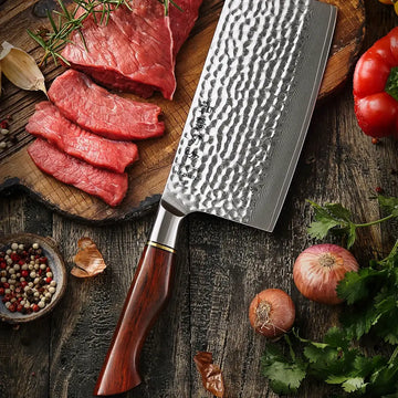 Master Series 6.8 Inch Slicing Knife – 73-Layer Powder Damascus Steel