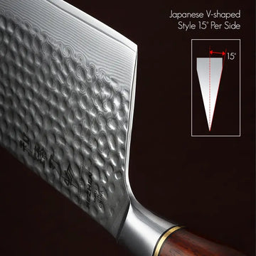 Master Series 6.8 Inch Slicing Knife – 73-Layer Powder Damascus Steel
