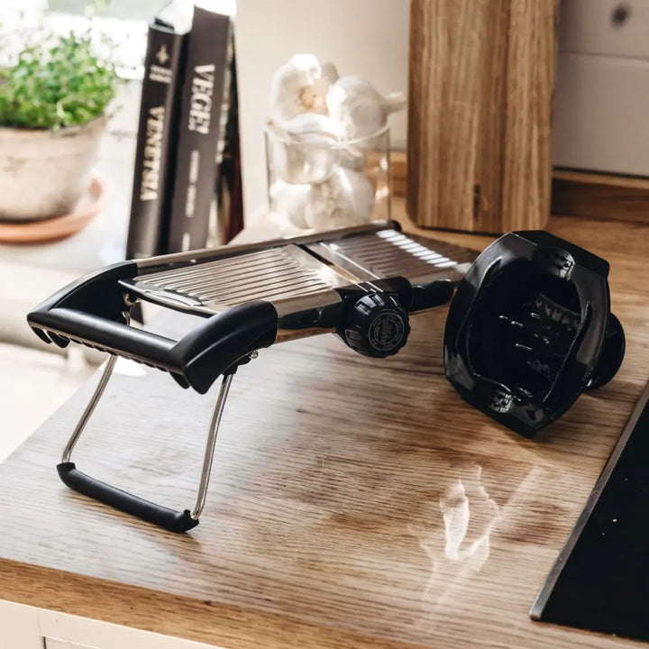 Adjustable Mandoline Slicer – Stainless Steel Vegetable Slicer and Chopper
