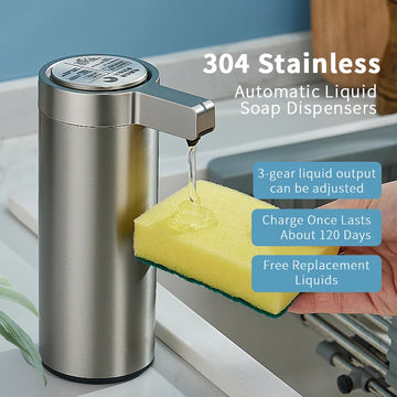 Automatic Stainless Steel Soap Dispenser