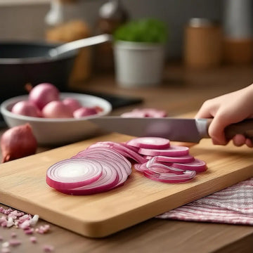 Premium Bamboo Cutting Board with Handle