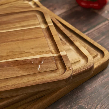 Premium Acacia Wood Cutting Board - Yui's Kitchen