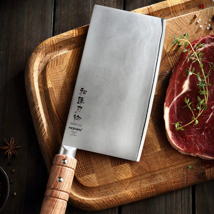 Composite Steel Razor Sharp 8-Inch Cleaver Knife - Yui's Kitchen