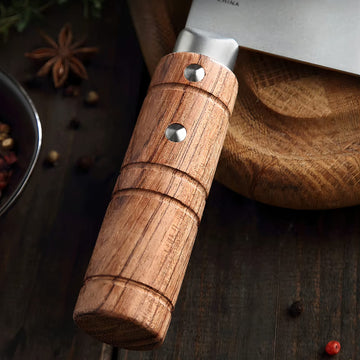 Composite Steel Razor Sharp 8-Inch Cleaver Knife - Yui's Kitchen