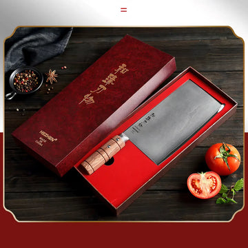 Composite Steel Razor Sharp 8-Inch Cleaver Knife - Yui's Kitchen