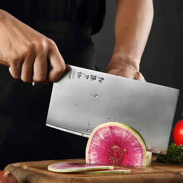 Composite Steel Razor Sharp 8-Inch Cleaver Knife - Yui's Kitchen