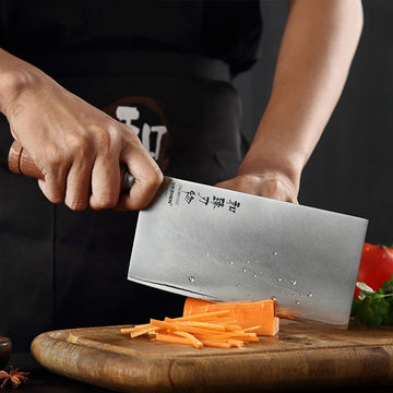 Composite Steel Razor Sharp 8-Inch Cleaver Knife