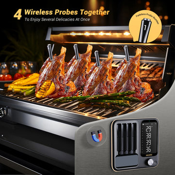 INKBIRD INT-14-BW Wireless Smart BBQ Thermometer