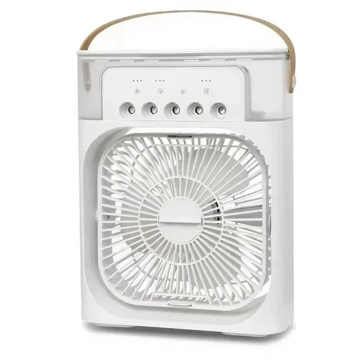 3-in-1 Portable Ice Air Cooler Fan with LED Light - Yui's Kitchen