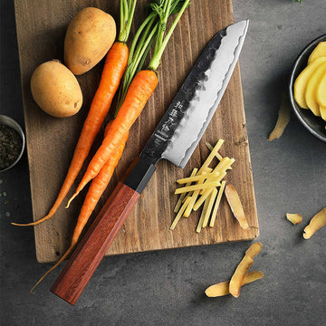 Japanese Chef Knives – Razor-Sharp 3-Layer Composite Steel - 4 PC Set
