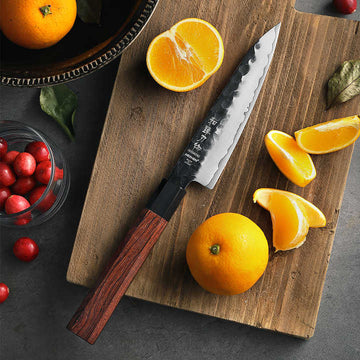 Japanese Chef Knives – Razor-Sharp 3-Layer Composite Steel - 5 PC Set