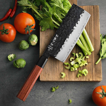 Japanese Chef Knives – Razor-Sharp 3-Layer Composite Steel - 4 PC Set