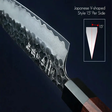 Japanese Chef Knives – Razor-Sharp 3-Layer Composite Steel - 5 PC Set - Yui's Kitchen