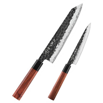 Japanese Chef Knives – Razor-Sharp 3-Layer Composite Steel - 5 PC Set - Yui's Kitchen
