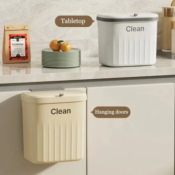 Kitchen Caddy Waste Bin – 8.5L / 12L with Lid - Yui's Kitchen