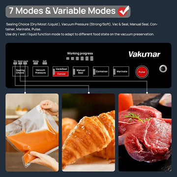 Vakumar VH5186 Automatic Food Vacuum Sealer