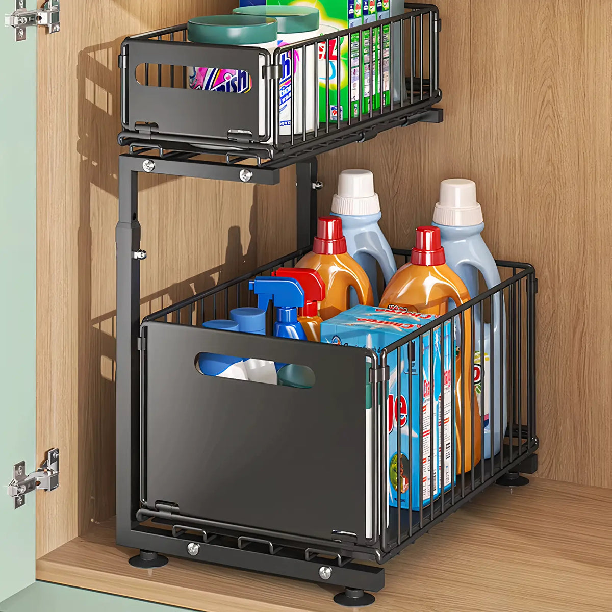 Drwas Rack Kitchen Storage Rack with Slide-Out Drawers – Yui's Kitchen