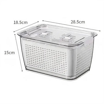 Multifunctional Large Capacity Fridge Storage Basket - Yui's Kitchen