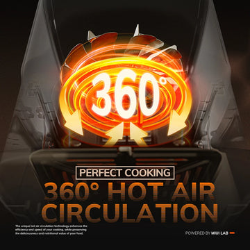 MIUI 5L Smart Air Fryer – Healthy Cooking Made Effortless