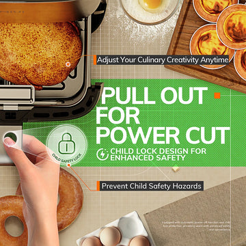 MIUI 5L Smart Air Fryer – Healthy Cooking Made Effortless