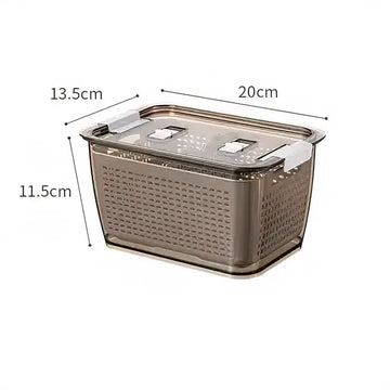 Multifunctional Large Capacity Fridge Storage Basket - Yui's Kitchen