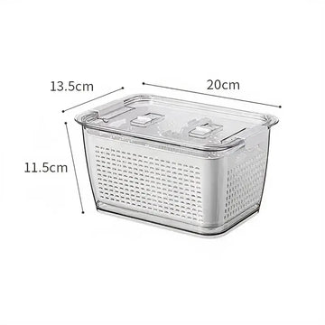Multifunctional Large Capacity Fridge Storage Basket - Yui's Kitchen