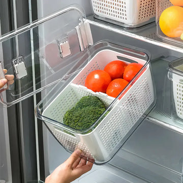 Multifunctional Large Capacity Fridge Storage Basket - Yui's Kitchen