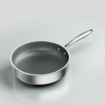 Premium Stainless Steel Honeycomb Non-Stick Frying Pan