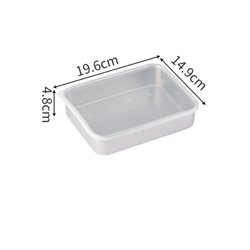 304 Stainless Steel Food Storage Tray with Cover - Yui's Kitchen
