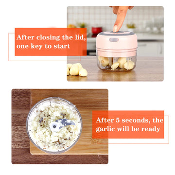 Electric Garlic Chopper – Mini USB - Yui's Kitchen