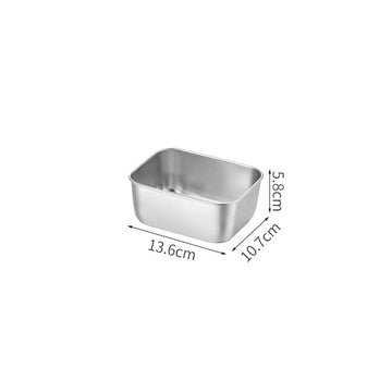 Tiramisu Rectangular Stainless Steel Storage Tray – Japan Style - Yui's Kitchen