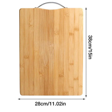 Premium Bamboo Cutting Board with Handle - Yui's Kitchen