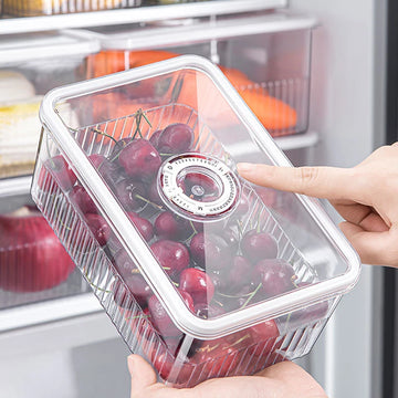 Transparent Fridge Organiser – Fresh Food Storage Container - Yui's Kitchen