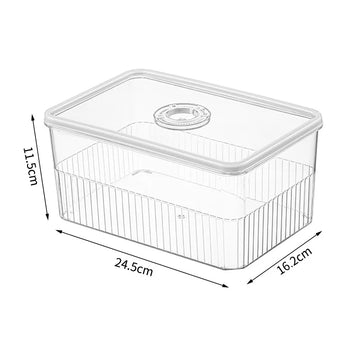 Transparent Fridge Organiser – Fresh Food Storage Container - Yui's Kitchen