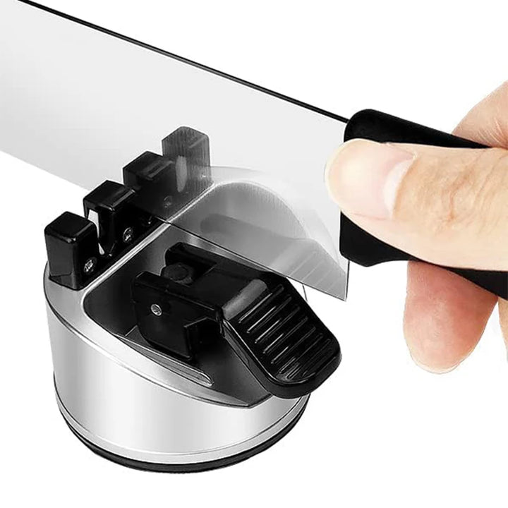 Double Stage Mini Knife Sharpener with Suction Cup - Yui's Kitchen