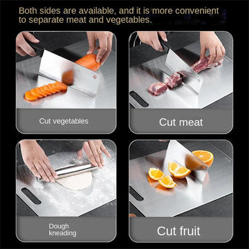 Stainless Steel Antibacterial Cutting Board - Yui's Kitchen