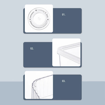 Transparent Fridge Organiser – Fresh Food Storage Container - Yui's Kitchen