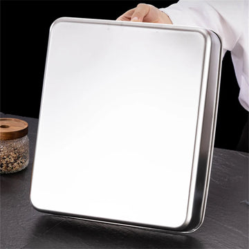 Tiramisu Rectangular Stainless Steel Storage Tray – Japan Style - Yui's Kitchen