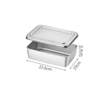 Tiramisu Rectangular Stainless Steel Storage Tray – Japan Style - Yui's Kitchen