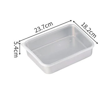 304 Stainless Steel Food Storage Tray with Cover - Yui's Kitchen