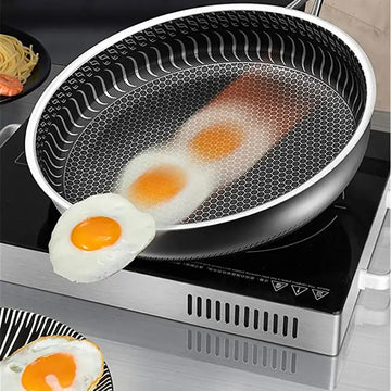 Honeycomb Non-Stick 28cm Frying Pan - Yui's Kitchen