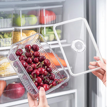 Transparent Fridge Organiser – Fresh Food Storage Container - Yui's Kitchen