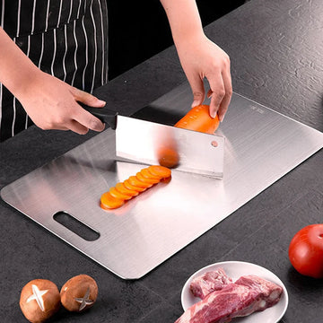 Stainless Steel Antibacterial Cutting Board - Yui's Kitchen