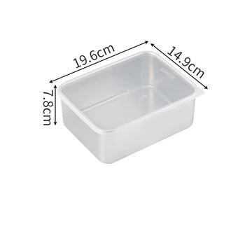 304 Stainless Steel Food Storage Tray with Cover - Yui's Kitchen