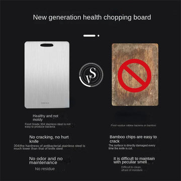 Stainless Steel Antibacterial Cutting Board - Yui's Kitchen