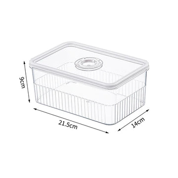 Transparent Fridge Organiser – Fresh Food Storage Container - Yui's Kitchen