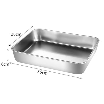 Tiramisu Rectangular Stainless Steel Storage Tray – Japan Style - Yui's Kitchen