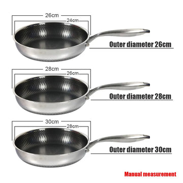 Honeycomb Non-Stick 28cm Frying Pan - Yui's Kitchen